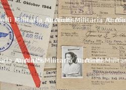LOT DE DOCUMENTS (X7) D’UNE SOURIS-GRISE DE LA WEHRMACHT À PARIS TRAVAILLANT L'HOTEL CONTINENTAL , 325. SICHERUNG DIVION ET FELDGENDARMERIE TRUPPE 564. — photo 4