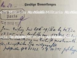 LOT DE DOCUMENTS (X7) D’UNE SOURIS-GRISE DE LA WEHRMACHT À PARIS TRAVAILLANT L'HOTEL CONTINENTAL , 325. SICHERUNG DIVION ET FELDGENDARMERIE TRUPPE 564. — photo 6