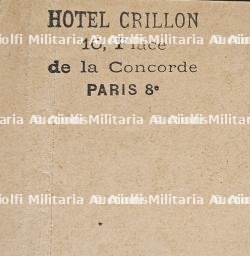 LOT DE DOCUMENTS DE RENÉ BERGER DIRECTEUR DU PERSONNEL DE L’HÔTEL DE CRILLON ET DIRECTEUR DE L’HÔTEL DU LOUVRE — miniature 4