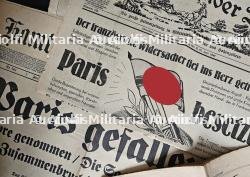 LOT DE JOURNAUX ALLEMANDS CÉLÉBRANT LA PRISE DE PARIS LE 14 JUIN 1940 — miniature 2