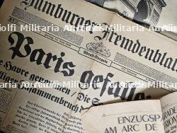 LOT DE JOURNAUX ALLEMANDS CÉLÉBRANT LA PRISE DE PARIS LE 14 JUIN 1940 — miniature 3