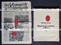 LOT DE DEUX PUBLICATIONS CONCERNANT L’ARMÉE DE GEORG VON KUECHLER DANS LA BATAILLE DE FRANCE ET LA PRISE DE PARIS.