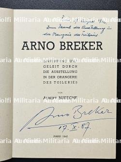 CATALOGUE DE L'EXPOSITION ARNO BREKER À L'ORANGERIE , PARIS 1942 — miniature 3