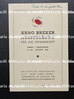 CATALOGUE DE L'EXPOSITION ARNO BREKER À L'ORANGERIE , PARIS 1942 — miniature 6