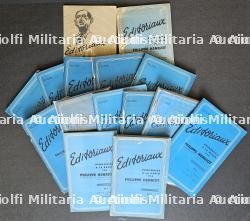 LOT DE 16 BROCHURES DES ÉDITORIAUX DE PHILIPPE HENRIOT (1889-1944) À RADIO-PARIS.