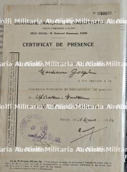 FORT LOT DE DOCUMENTS D’UN AGENT DE LA RADIODIFFUSION NATIONALE AU NOM DE CHARLES GOËGEL(1905-).PERIODE 1925-1954 — miniature 12