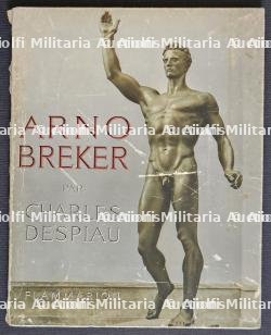 LOT ARNO BREKER(1900-1991). LIVRE ET DESSINS DÉDICACÉS Arno Breker(1900-1991) était le sculpteur préféré d'Hitler et fut considéré comme le sculpteur ,officiel du IIIe Reich — miniature 2