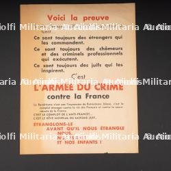 Affichette l'armée du crime. L’Armée du Crime leaflet. — miniature 2