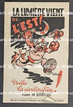 PLAQUETTE DE L’EXPOSITION DE PROPAGANDE ,LE BOLCHÉVISME CONTRE L’EUROPE — photo 2