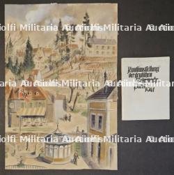 PEINTURE DE L’EXPOSITION D’ART DE LA WEHRMACHT À PARIS EN 1941 ET CATALOGUE DE L’EXPOSITION. — photo 1