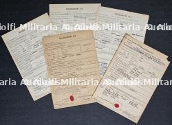 LOT DE 2 AVIS DE CONDAMNATION PAR LE TRIBUNAL DU KOMMANDANT VON GROSS-PARIS Abt.A. ET DE LA FELDKOMMANDANTUR DE DIJON. 1942.