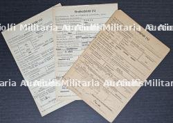 LOT DE 3 AVIS DE CONDAMNATION PAR LES TRIBUNAUX DE LA LUFTWAFFE, DE LA FELDKOMMANDANTUR 669 DE DIJON ET DE LA FELDKOMMANDANTUR 665 DE SAINT-BRIEUC. — photo 1
