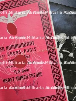 PROGRAMME DÉDICACÉ THÉATRE DE CHAILLOT-TROCADÉRO , ,EIN WIENERABEND MIT FRANZ LEHAR , PARIS, 26-01-1941 + PHOTO ,LE STUDIO — photo 4