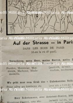 LOT DE DEUX GUIDES DE CONVERSATION FRANÇAIS-ALLEMAND POUR LE SOLDAT ALLEMAND — miniature 3
