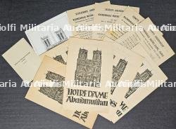 LOT DE NEUF PROGRAMME DE CONCERTS DE LA WEHRMACHT À LA CATHÉDRALE NOTRE-DAME DE PARIS SOUS LE PATRONAGE DU KOMMANDANT VON GROSS-PARIS — photo 1