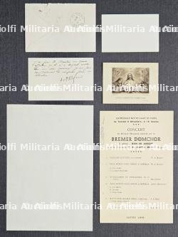 DEUX PROGRAMMES DE CONCERTS À LA CATHÉDRALE NOTRE-DAME DE PARIS SOUS LE PATRONAGE DU KOMMANDANT VON GROSS-PARIS ET CARTES DE VISITE DE MGR. BAUDRILLART(1859-1942) — photo 3