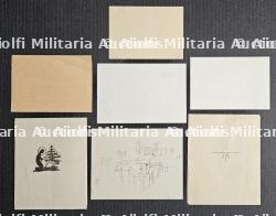 LOT DE CARTES D’ADMISSION EN ALLEMAND POUR DES CONCERTS ET SOIRÉES MUSICALES DONNÉES DANS LA CATHÉDRALE NOTRE-DAME DE PARIS SOUS LE PATRONAGE DU KOMMANDANT VON GROSS-PARIS — photo 3