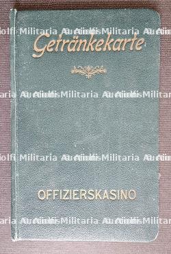 LOT DE DEUX PUBLICATIONS ALLEMANDES. AGENDA PETER KAISER 1943 ET COUVERTURE DE CARTE DES BOISSONS D’UN MESS D’OFFICIER — miniature 6