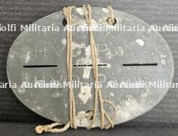 PLAQUE D’IDENTIFICATION MILITAIRE (EK) D’UN MEMBRE DE LA DIRECTION DES TRANSPORTS DE LA WEHRMACHT OU HAUPTVERKEHRDIREKTION (H.V.D