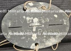 PLAQUE D’IDENTIFICATION MILITAIRE (EK) D’UN MEMBRE DE LA DIRECTION DES TRANSPORTS DE LA WEHRMACHT OU HAUPTVERKEHRDIREKTION (H.V.D — photo 2