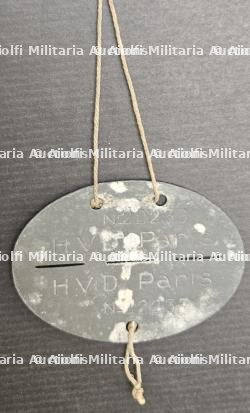 PLAQUE D’IDENTIFICATION MILITAIRE (EK) D’UN MEMBRE DE LA DIRECTION DES TRANSPORTS DE LA WEHRMACHT OU HAUPTVERKEHRDIREKTION (H.V.D — miniature 3