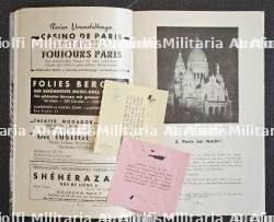 GUIDE DE L’A.O (AUSLANDS-ORGANISATION DER NSDAP , LANDESGRUPPEN FRANKREICH , DEUTSCHE ARBEITSFRONT DE PARIS ET DE SES ENVIRONS ET TICKETS CANTINE DE LA WEHRMACHT. — miniature 2