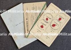 LOT DE DOCUMENTS SUR L'ORGANISATION TODT À PARIS , GUIDE TOURISTIQUE , DEUX LAISSEZ-PASSER , ATTESTATION ET PHOTO — miniature 3