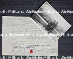 LOT DE DOCUMENTS SUR L'ORGANISATION TODT À PARIS , GUIDE TOURISTIQUE , DEUX LAISSEZ-PASSER , ATTESTATION ET PHOTO — miniature 5