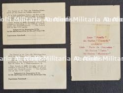 LOT DE LAISSEZ-PASSER (X2) POUR DES SOLDATS DE LA WEHRMACHT À PARIS — photo 2