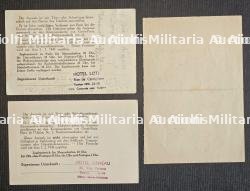 LOT DE LAISSEZ-PASSER TEMPORAIRES (X2) POUR DES SOLDATS DE LA WEHRMACHT À PARIS — photo 2