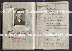 WEHRPASS DE L’ARMÉE ALLEMANDE , TRANSPORT KOMMANDANTUR PARIS-SÜD — photo 4