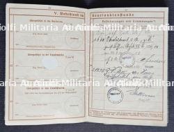 WEHRPASS DE L’ARMÉE ALLEMANDE , TRANSPORT KOMMANDANTUR PARIS-SÜD — photo 8