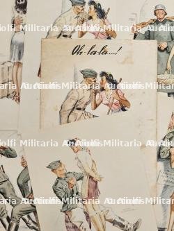 PLAQUETTE , RECUEIL DE DESSINS HUMORISTIQUES ,OH LA LA — photo 5