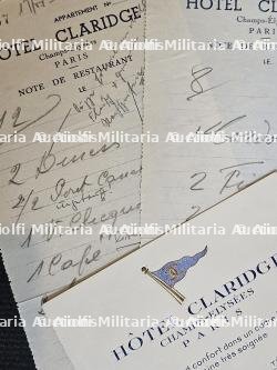 LOT DE DOCUMENTS SUR LES HÔTELS PARISIENS SOUS L’OCCUPATION — photo 3