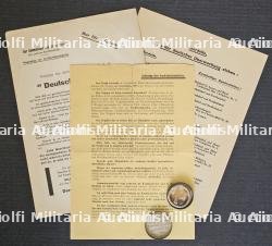 LOT DE FICHE D’INFORMATION (MERKBLATT) (X2) DESTINÉES AU SOLDAT ALLEMAND SUR LES BORDELS PARISIENS ET PRESERVATIF DANS SA BOITE — photo 2