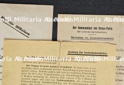 LOT DE FICHE D’INFORMATION (MERKBLATT) (X2) DESTINÉES AU SOLDAT ALLEMAND SUR LES BORDELS PARISIENS ET PRESERVATIF DANS SA BOITE — photo 4