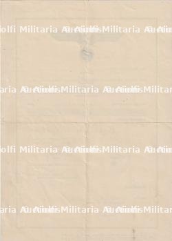 NOMINATION AU RANG DE FELDWEBEL POUR UN MEMBRE DU HEERESSTREIFENDIENST GROSS-PARIS , PARIS 09-03-1943 — miniature 2