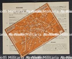 LOT DE FICHES D’INFORMATIONS (MERKBLATT) (X2) DESTINÉES AU SOLDAT ALLEMAND POUR LEUR VISITE DE PARIS — photo 2