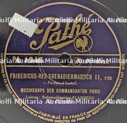 DEUX DISQUES DE MARCHES ALLEMANDES DE L’ORCHESTRE DE LA KOMMANDANTUR DE PARIS — photo 4