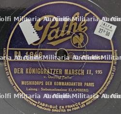 DEUX DISQUES DE MARCHES ALLEMANDES DE L’ORCHESTRE DE LA KOMMANDANTUR DE PARIS — photo 6