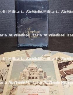 LOT PUBLICATION ODÉ VERLAG AVEC LE GUIDE DE PARIS LA NUIT ET CARTES POSTALES DE PARIS SOUS LA NEIGE. — miniature 2