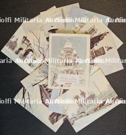 LOT PUBLICATION ODÉ VERLAG AVEC LE GUIDE DE PARIS LA NUIT ET CARTES POSTALES DE PARIS SOUS LA NEIGE. — miniature 3
