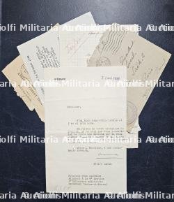 LETTRE DE PIERRE LAVAL À ENTÊTE DU SÉNAT AVEC SON ENVELOPPE , PARIS, LE 22-12-1939 — photo 1