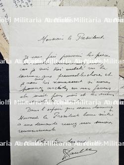 LETTRE DE PIERRE LAVAL À ENTÊTE DU SÉNAT AVEC SON ENVELOPPE , PARIS, LE 22-12-1939 — photo 3