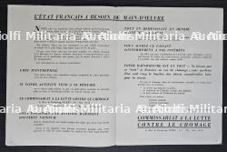 RARE ANNUAIRE DU COMMISSARIAT GÉNÉRAL À LA MAIN-D'ŒUVRE FRANÇAISE EN ALLEMAGNE (TOME NO 1, 1943) ET PLAQUETTE POUR LA LUTTE CONTRE LE CHÔMAGE — photo 6