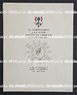 RARE ANNUAIRE DU COMMISSARIAT GÉNÉRAL À LA MAIN-D'ŒUVRE FRANÇAISE EN ALLEMAGNE (TOME NO 1, 1943) ET PLAQUETTE POUR LA LUTTE CONTRE LE CHÔMAGE — miniature 8