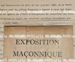 LOT DE DOCUMENTS SUR LE THÈME DE LA FRANC-MAÇONNERIE — miniature 4