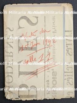 LOT DE QUATRE AFFICHES RARES ET DEUX CATALOGUES DE VENTE À L’HÔTEL DES VENTES DE DROUOT. 1942. 1943.1944. — miniature 3