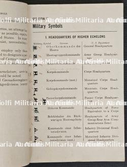 LOT DE DEUX LIVRETS DE L’U.S ARMY SUR LES SYMBOLES MILITAIRES ALLEMANDS ET LES ABRÉVIATIONS MILITAIRES ALLEMANDES (GERMAN MILITARY SYMBOLS AND GERMAN MILITARY ABREVIATIONS) — photo 4
