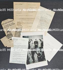 LOT DE DOCUMENTS DIVERS D’APRÈS-GUERRE SUR LE GENERAL D’INFANTERIE, OTTO VON STULPNAGEL ET LA CANTATRICE GERMAINE LUBIN